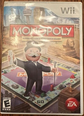 Hard To Find Wii Monopoly CIB